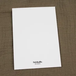 Postkarte zur Geburt Grußkarte baby Karte mit Umschlag kraftpapier Chromokarton grün creme neutral genderneutral