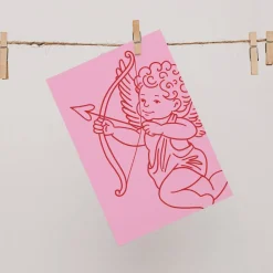 Postkarten Set *Cupid* / 3 Geschenkkarten für Valentinstag