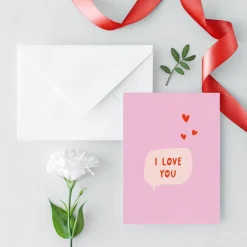 Postkarten Set *Sweet Valentine* / 3 Geschenkkarten für Valentinstag, Geburtstag und Muttertag