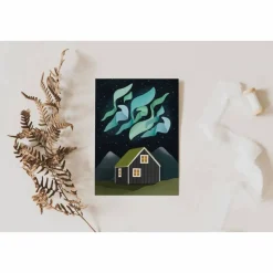 Postkarten-Set Island A6 Reisekarten Skandinavien - Nordlichter Karte Reise - Geschenkverpackung Reise - Postkartenset I