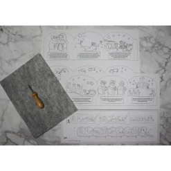 Prickel-Vorlagen-Set „Weihnachtskrippe“ inkl. Zubehör