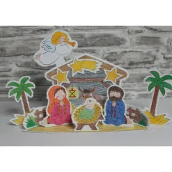 Prickel-Vorlagen-Set „Weihnachtskrippe“ inkl. Zubehör