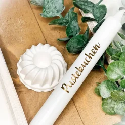 Pustekuchen Gugelhupf Set mit Kerze | Kerzenhalter | Geburtstag Muttertag