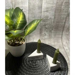 Pustekuchen Tortenstück Geschenk Geburtstag Kerze Kerzenhalter Raysin Deko Kerzenständer Geschenkidee Handmade