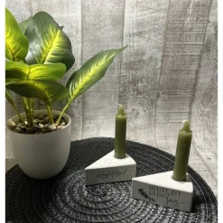 Pustekuchen Tortenstück Geschenk Geburtstag Kerze Kerzenhalter Raysin Deko Kerzenständer Geschenkidee Handmade