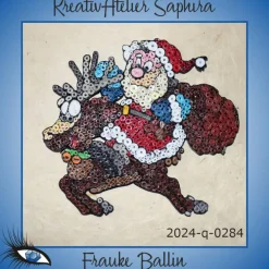 ►2024-q-0284◄ großer, reitender Weihnachtsmann