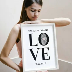 QrCode Foto Slideshow | Personalisiertes Partner Geschenk | LOVE