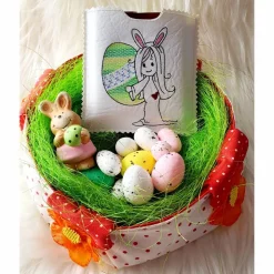 quadratischeSchokihülle Ostern