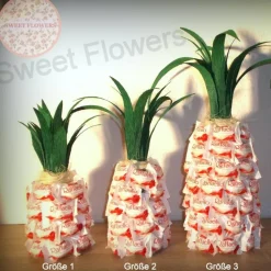 Raffaello Ananas mit Sektflasche - mit 27 Pralinen Größe 1 Geschenk Geburtstag Vatertag Valentinstag