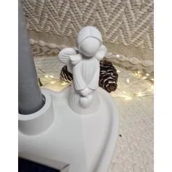 Raysin-Deko-Set Schutzengel für Dich – Herzschale, Engel & Streichhölzer – Geschenk & Trostspender