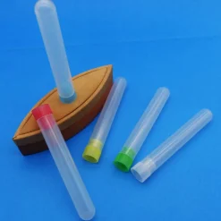 Reagenzglas mit Stopfen, milchig, 100x16 mm, Form A, Kunststoff, Ordnung, Gastgeschenk