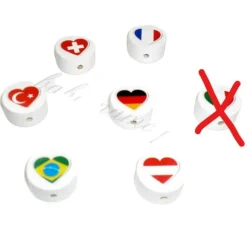 Rechenkette mit Namen Deutschland Türkei Frankreich ABC