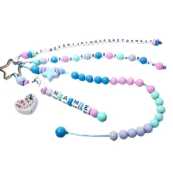 Rechenkette Schulkind mit Namen ABC Schulanfang Mädchen