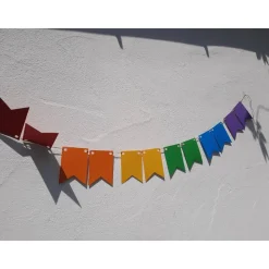 Regenbogen Girlande Pride Wimpelkette CSD Rainbow lgbtq+