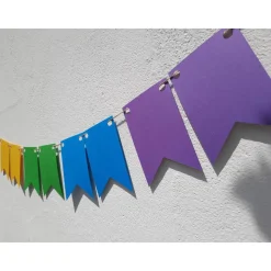 Regenbogen Girlande Pride Wimpelkette CSD Rainbow lgbtq+