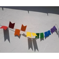 Regenbogen Girlande Pride Wimpelkette CSD Rainbow lgbtq+