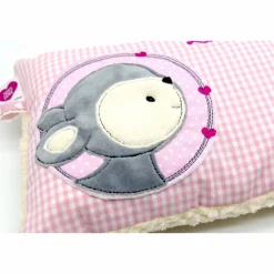 Reh Rehkitz Rehlein Kuschelkissen mit gesticktem Namen