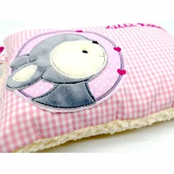 Reh Rehkitz Rehlein Kuschelkissen mit gesticktem Namen
