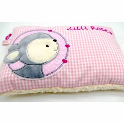 Reh Rehkitz Rehlein Kuschelkissen mit gesticktem Namen