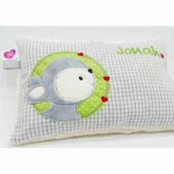 Reh Rehkitz Rehlein Kuschelkissen mit gesticktem Namen