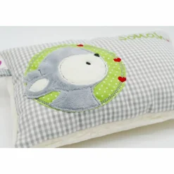 Reh Rehkitz Rehlein Kuschelkissen mit gesticktem Namen