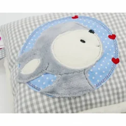 Reh Rehkitz Rehlein Kuschelkissen mit gesticktem Namen