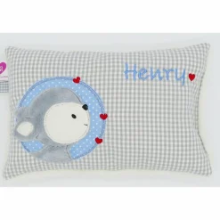 Reh Rehkitz Rehlein Kuschelkissen mit gesticktem Namen