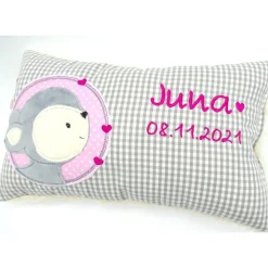 Reh Rehkitz Rehlein Kuschelkissen mit gesticktem Namen