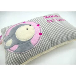 Reh Rehkitz Rehlein Kuschelkissen mit gesticktem Namen