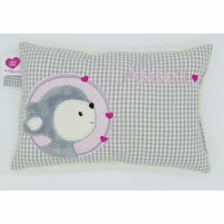 Reh Rehkitz Rehlein Kuschelkissen mit gesticktem Namen