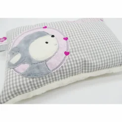 Reh Rehkitz Rehlein Kuschelkissen mit gesticktem Namen