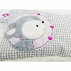 Reh Rehkitz Rehlein Kuschelkissen mit gesticktem Namen