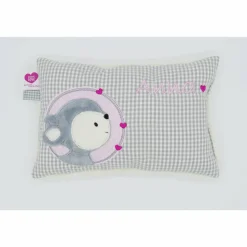 Reh Rehkitz Rehlein Kuschelkissen mit gesticktem Namen