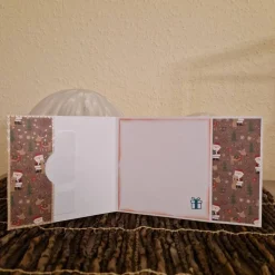 Renntier Weihnachtsgruß / Festliche Sterne Karten / Weihnachtskarte mit Rentiermotiv / Rentier Weihnachtsgrußkarte