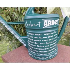 Renterkanne Geschenk , personalisiert mit Namen , Garten Ruhestand Rentergeschenk
