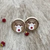 Rentier Ohrringe - Geschenk für Mädchen