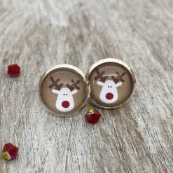 Rentier Ohrringe - Geschenk für Mädchen
