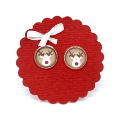 Rentier Ohrringe - Geschenk für Mädchen