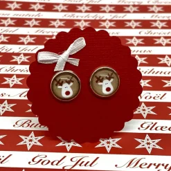 Rentier Ohrringe - Geschenk für Mädchen