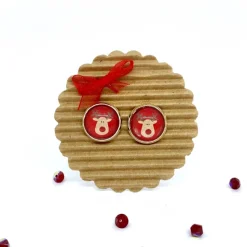 Rentier Ohrringe - Geschenk im Adventskalender
