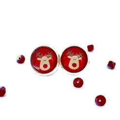 Rentier Ohrringe - Geschenk im Adventskalender