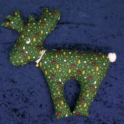 Rentier Rudi mit Glöckchen und Puschel