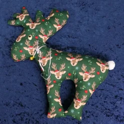 Rentier Rudi mit Glöckchen und Puschel