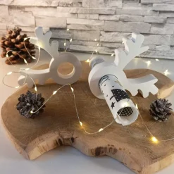 Rentier Weihnachten Deko, Serviettenring, Serviettenhalter, Serviettenringe Weihnachten, Serviettenhalter Weihnachten