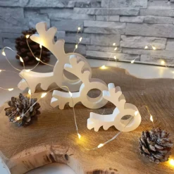 Rentier Weihnachten Deko, Serviettenring, Serviettenhalter, Serviettenringe Weihnachten, Serviettenhalter Weihnachten