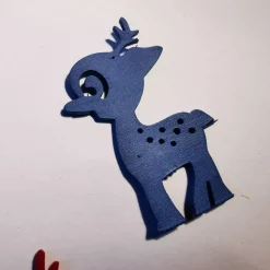 Rentier-Geschenkanhänger – Festliche 3D-Dekoration