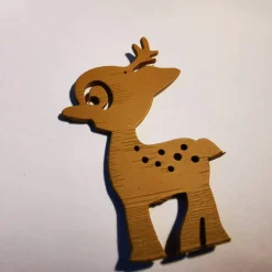Rentier-Geschenkanhänger – Festliche 3D-Dekoration