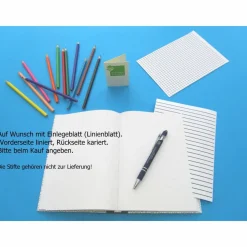 Rezeptbuch, metallic silber, DIN A5, 100 Blatt, Kochbuch, Hardcover