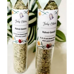 Rühreigewürz To-Go im Reagenzglas, Ostergeschenk, Osterkörbchen, Osterhase, Mitbringsel, Gastgeschenk, Ostern, Geschenk,