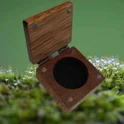 Ringbox aus Holz personalisierbar Überseeholz